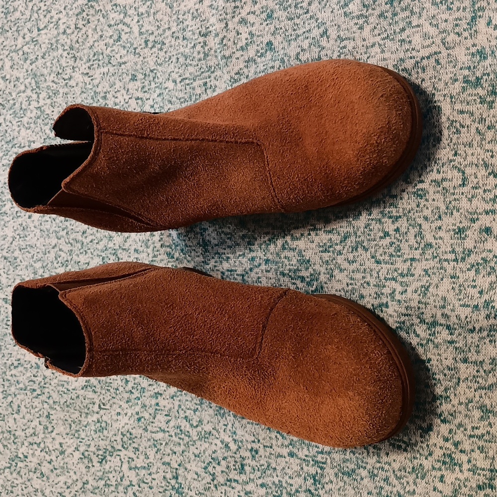 Sorel Evie Suede Zip Ankle Bootie Women's Size 9.5